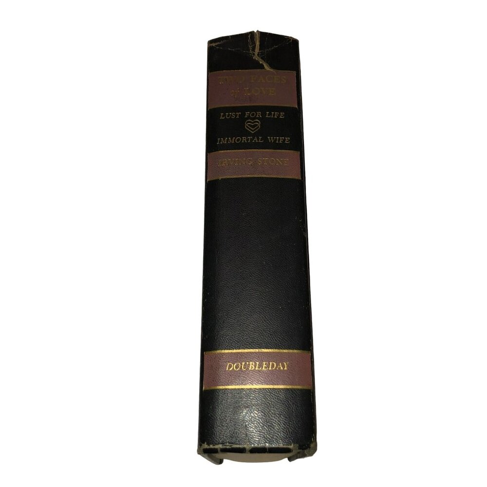 Vtg "Two Faces of Love" Hardcover Book 1944 Van Gogh Biography by Irving Stone